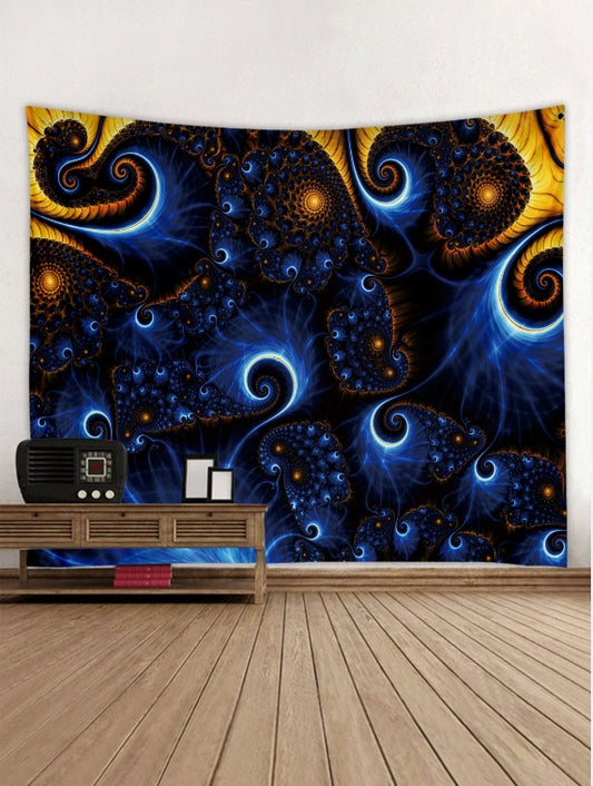 Tapisserie représentant une galaxie onirique, idéale pour une décoration immersive inspirée des mystères du cosmos.